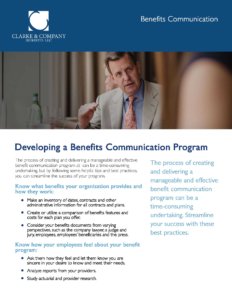 Exhibit K-11 Developing a Benefit Communication Program