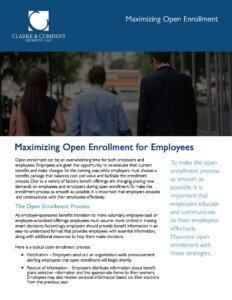 Exhibit W-23 Maximizing Open Enrollment