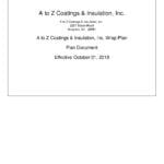 A to Z Coatings 2018 Summary Plan Description