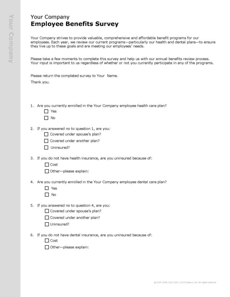 Exhibit L-12 Employee Benefits Survey