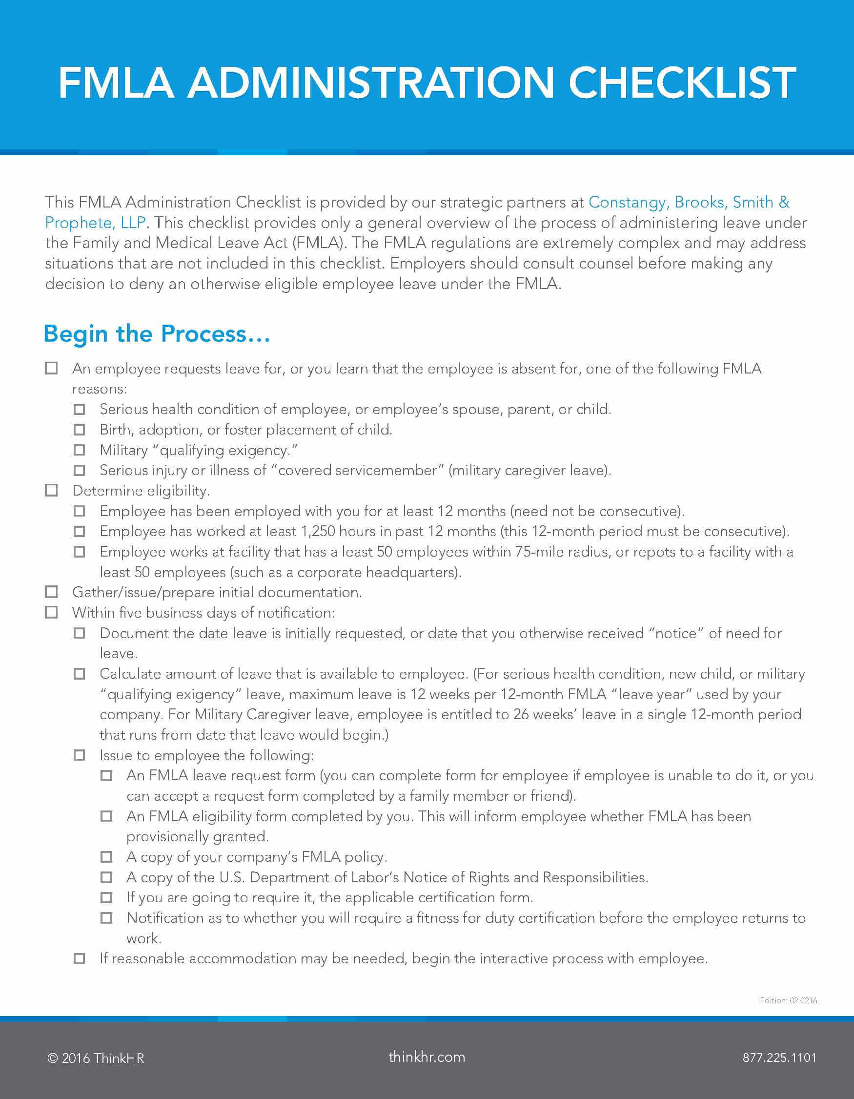 Fmla Policy Template