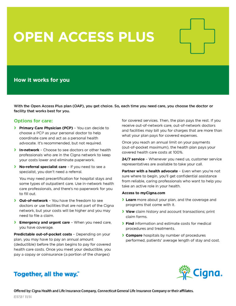 Open Access Plus Flyer