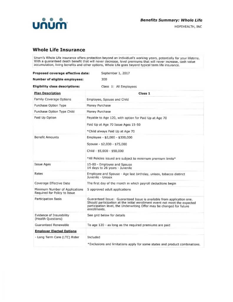 unum assignment of benefits form