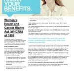 Women's Health and Cancer Rights Act (WHCRA) of 1998