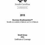 BCBS Medical Certificate 2018